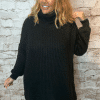 Emma Turtle Neck Waffle Jumper 16-26 "No Returns On Sale Items" - Image 8