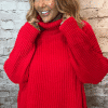 Emma Turtle Neck Waffle Jumper 16-26 "No Returns On Sale Items" - Image 5