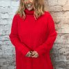 Emma Turtle Neck Waffle Jumper 16-26 "No Returns On Sale Items" - Image 6