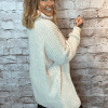 Emma Turtle Neck Waffle Jumper 16-26 "No Returns On Sale Items" - Image 2