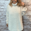 Emma Turtle Neck Waffle Jumper 16-26 "No Returns On Sale Items" - Image 3
