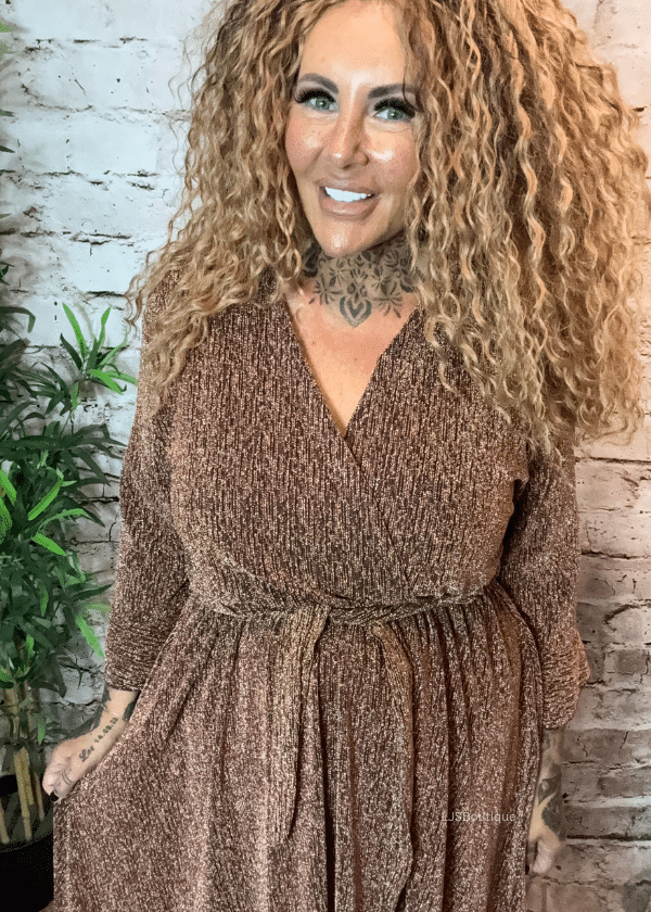 Diva Sparkle Wrap Dress best fits 16-24 - Image 2