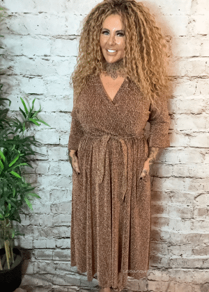 Diva Sparkle Wrap Dress best fits 16-24