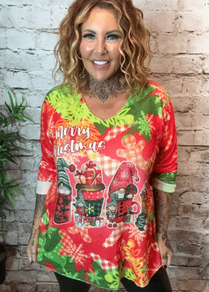 Gingerbread gonk soft knit jumper best fits 16-24