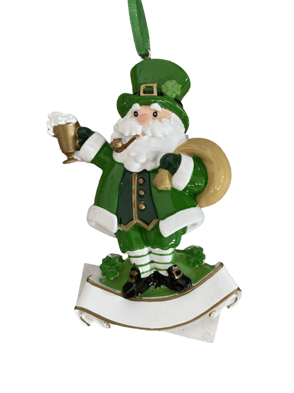 111 – Personalized Christmas Tree Decorations  – Leprechaun “No Returns On Sale Items” - Image 2