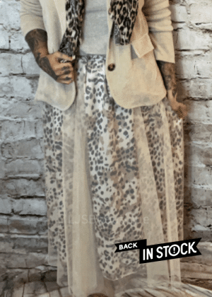 Rosella Animal Tulle Skirt best fits 14-24