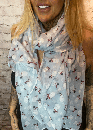 322 - Snowman Scarf