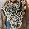 361 Medium thickness Leopard print scarf