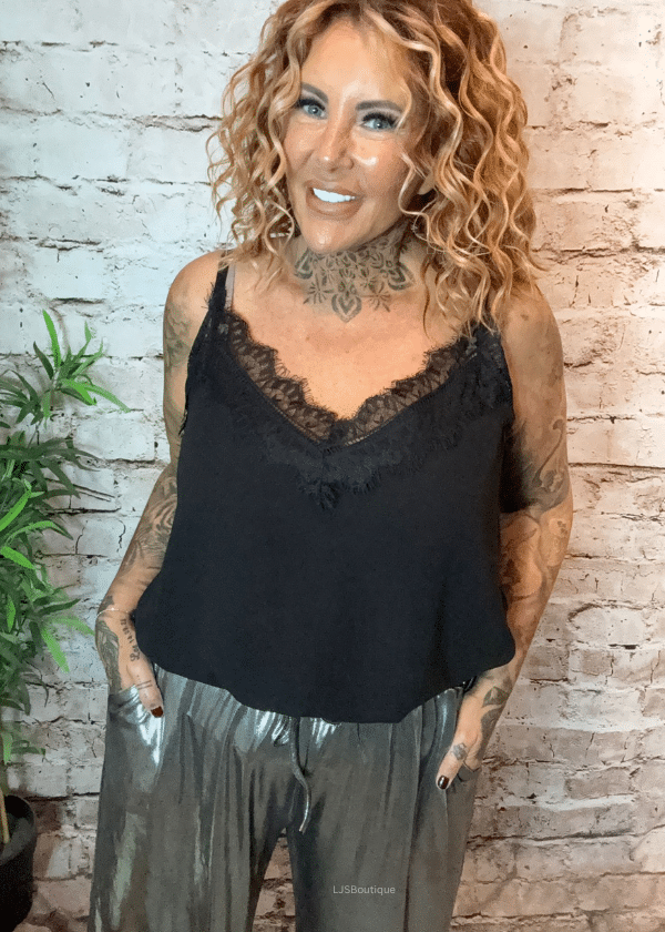 Noel metallic Trousers best fits 14-24 - Image 6