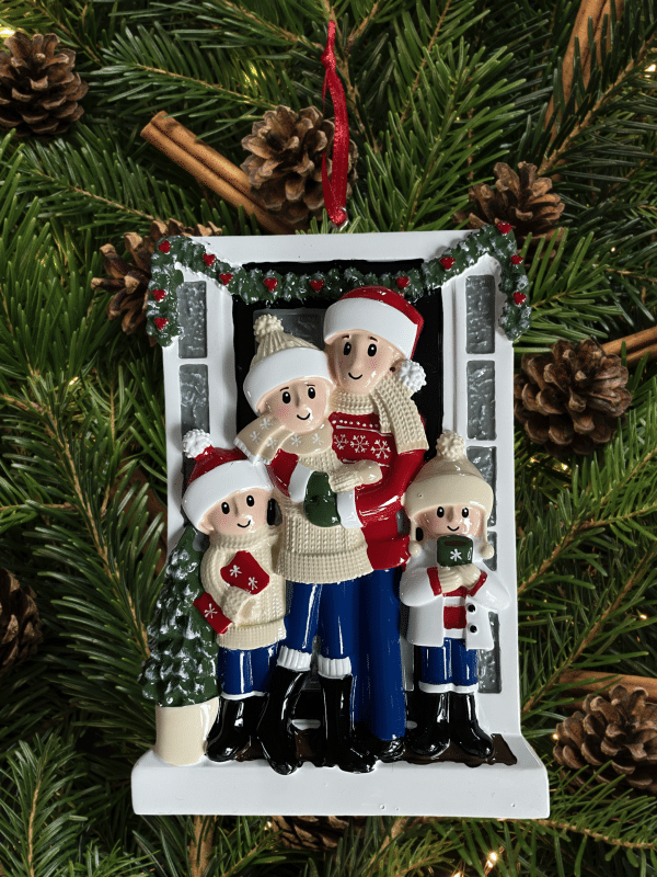 Personalized Christmas Under The Mistletoe - Family of 3-4 & 5 “No Returns On Sale Items” - Image 3