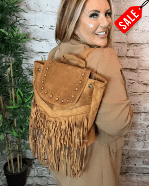 752 Suede backpack "No Returns On Sale Items"