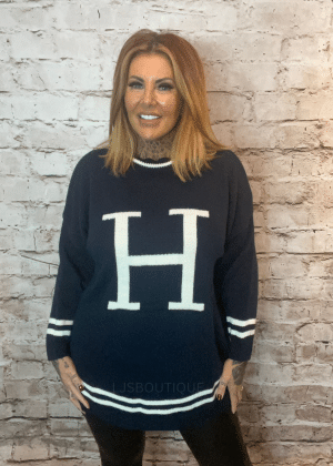 Hope jumper best fits 16-26  "No Returns On Sale Items"