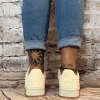Retro-Inspired Beige trainers "No Returns On Sale Items" - Image 2