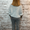 Charcoal Bling Wide Leg Jeans - Image 2