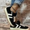Retro-Inspired Black trainers  *Restock* No Returns on sale items