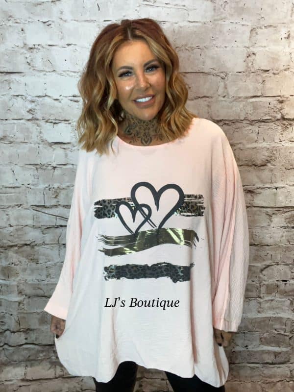 Heartfelt Bat Wing Top best fits 16-26 *Restocked*