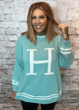 Hope jumper best fits 16-26  "No Returns On Sale Items"