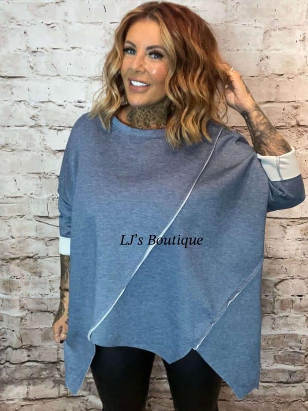 Raw Edge Handkerchief Tunic Best Fits 14-24 *RESTOCKED*
