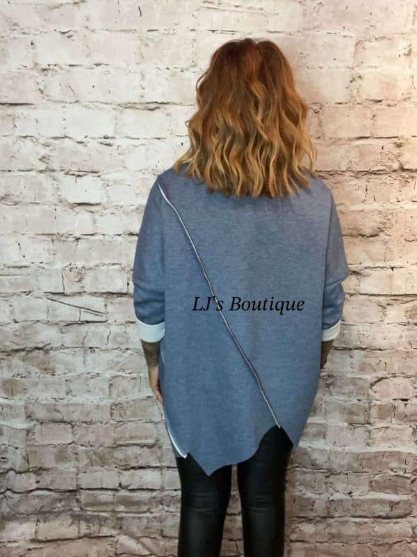 Raw Edge Handkerchief Tunic Best Fits 14-24 *RESTOCKED* - Image 2