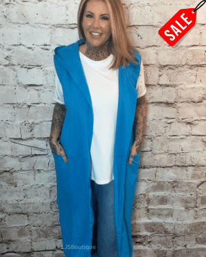 Nadine hooded Waistcoat best fits 14-22 “No Returns On Sale Items”