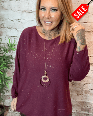 Anika necklace top best fits 14-22 no returns on sale items