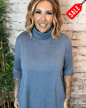 Patricia Polo neck jumper best fits 16-24 "No Returns On Sale Items"