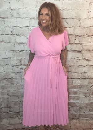Sheridan Maxi Wrap Dress Best Fits 14-24 no returns on sale items