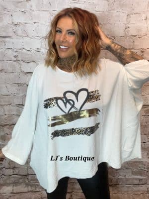 Heartfelt Bat Wing Top best fits 16-26 *Restocked*