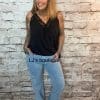 Light denim bling wide leg jeans - Image 2