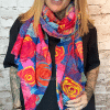 491 Multi colour rose print scarf * Restocked*