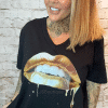 Bite me V-neck T-shirt best fits 16-24 "Restocked" - Image 2