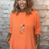 Bernadette Necklace bat wing top best fits 14-20 - Image 11