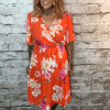 Country bloom wrap dress