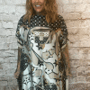 Black LV Inspired Kaftan *Restocked* - Image 4