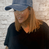 Denim baseball cap