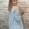 Heather pinstripe shirt best fits 16-24 *Restocked* - Image 2