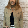 Mocha denim jacket