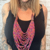 723 Neochic multi-coloured beaded necklace