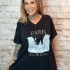 City of lights V-neck t-shirt best fits 16-24 - Image 2