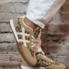 758 Leopard print trainers