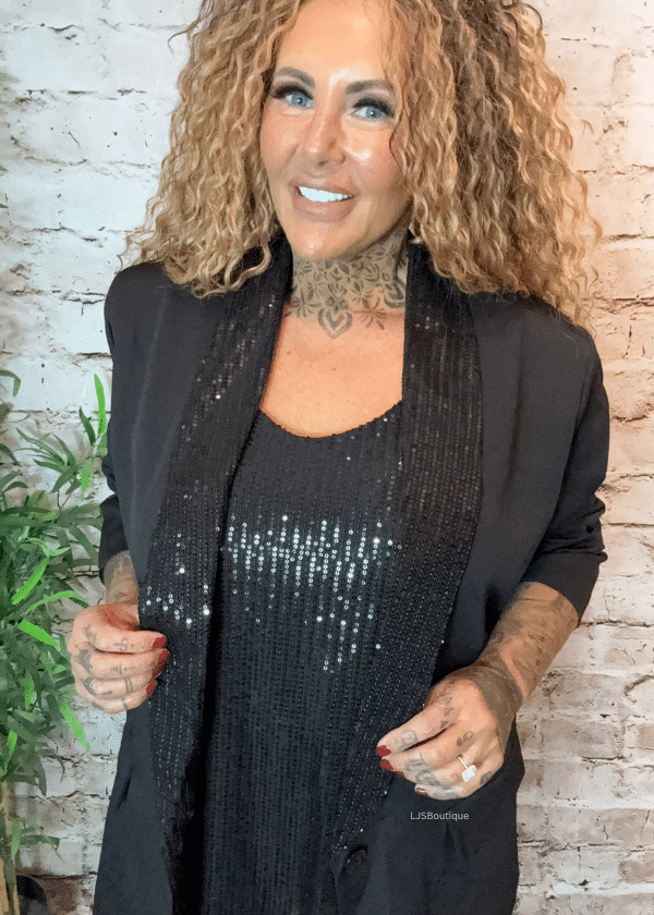 Angel Sequin Blazer best fits 14-22 - Image 10