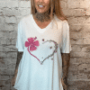 Arden V-neck t-shirt best fits 16-24 - Image 4