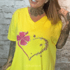 Arden V-neck t-shirt best fits 16-24 - Image 2