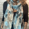026 Flower print scarf - Image 5