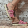 Cork sliders Fuchsia