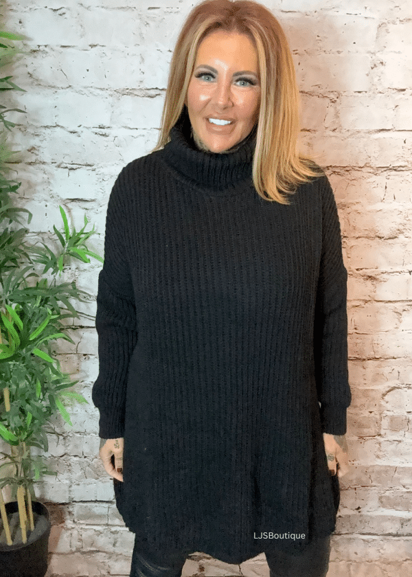 Emma Turtle Neck Waffle Jumper 16-26 - Image 10