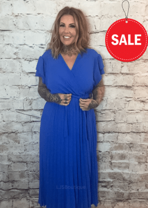 Sheridan Maxi Wrap Dress Best Fits 14-24 no returns on sale items