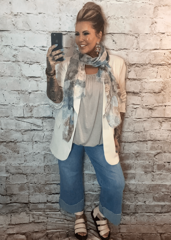 Leesa outside LJs Boutique