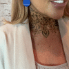112 Blue earrings