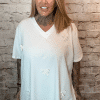Misty V-neck t-shirt best fits 16-26 - Image 3